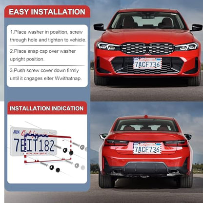 American Flag License Plate Frames (Flag RWB)