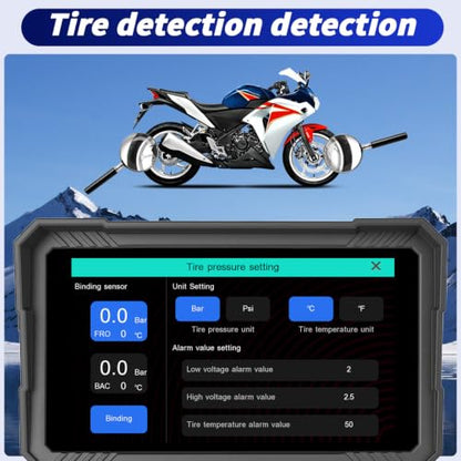 5 Inch Wireless Motorcycle Carplay GPS Navigation System