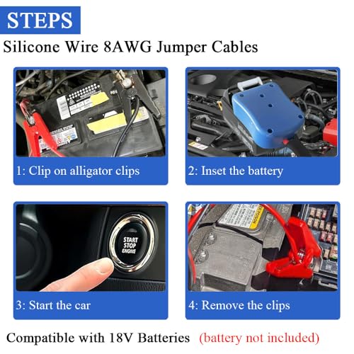 Jumper Cables Adapter Compatible with Ma (2FT)