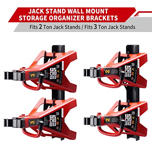Jack Stand Wall Mount Organizer (Mounts fit 2&3 Ton)