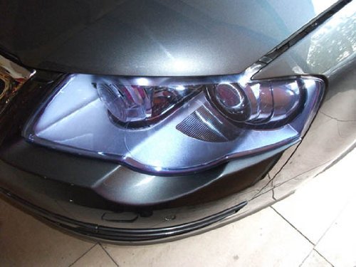 12 by 48 Inches Self Adhesive Headlight (12 X 48 / Dark Blue)