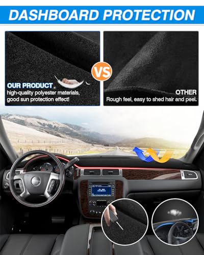 Dash Cover for 2007 (62.21*18.90(Chevy Sierra 2007-2013))