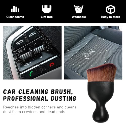 Car Detailing Brush (Dark Brown / 1 PC)