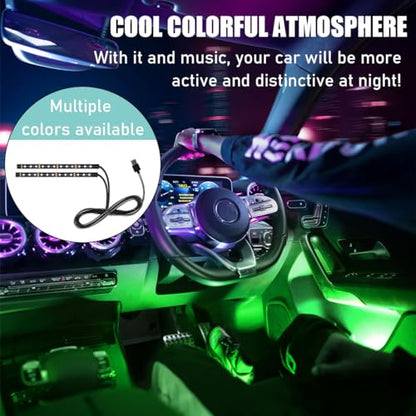 Car LED Strip Light (USB / Green)