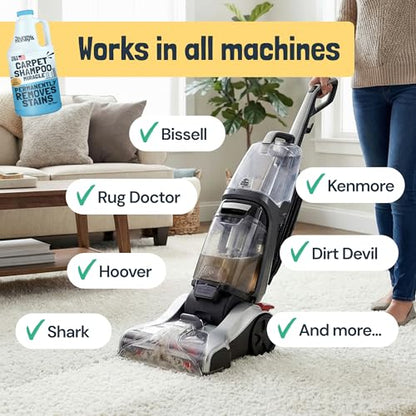 Carpet Cleaner Shampoo Solution for Machines (32 Fl Oz (Pack of 1))