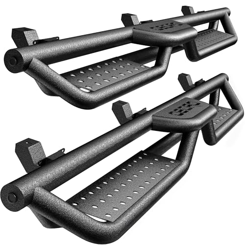 6" Running Boards Two (Black)
