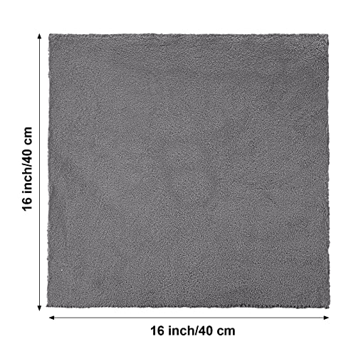 30 Pcs 16 x 16 Inch Microfiber Car Towels (Gray / 16 x 16 Inch)