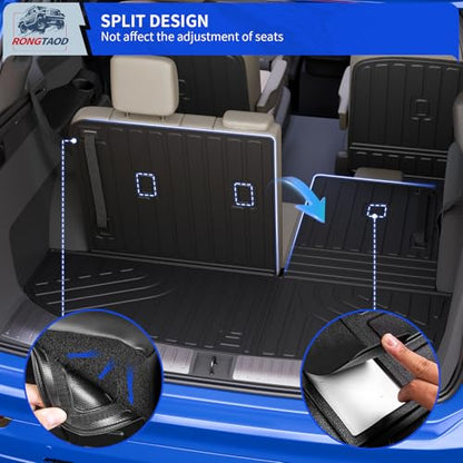 Floor Mats Set for 2026 Hyundai Palisade Gas 7 Seats Accessories
