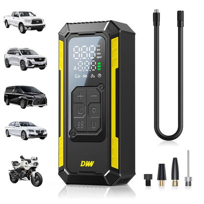 Tire Inflator Portable Air Compressor (Black)