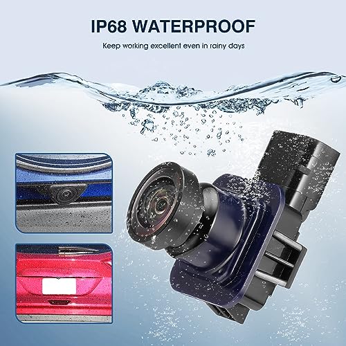 Rear View Backup Reverse Camera Parking Fit for Ford Escape 2014 2015 2016 (Fit for Ford Escape 2014-2016)