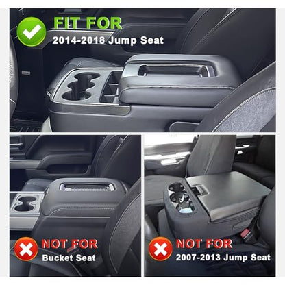 Armrest Cover for Silverado & Sierra 2014 (1) 14-18 |Silverado & Sierra| Jump Seat, Regular)
