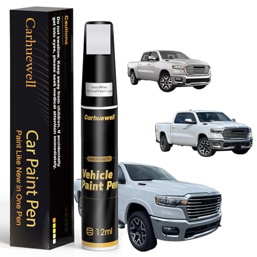 Touch Up Paint for Ram Ivory White Tri (For Ram / Ivory White Tri-Coat Pearl-Coat(PWD/JWD) for RAM 1500/RAM 2500)