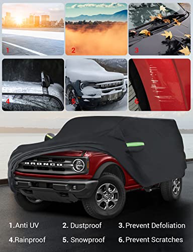 Custom Fit Car Cover for 2021 (Ford Bronco 4 Door)