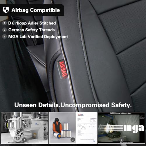 Custom Seat Covers for KIA Sportage Hybrid LX (Black / 2023-2026 Sportage Hybrid LX)