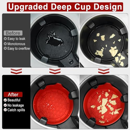 Car Cup Holder Coaster (Red)