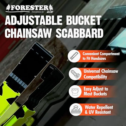 Adjustable Bucket Chainsaw Scabbard with Handsaw Holder (With Handsaw Holder)