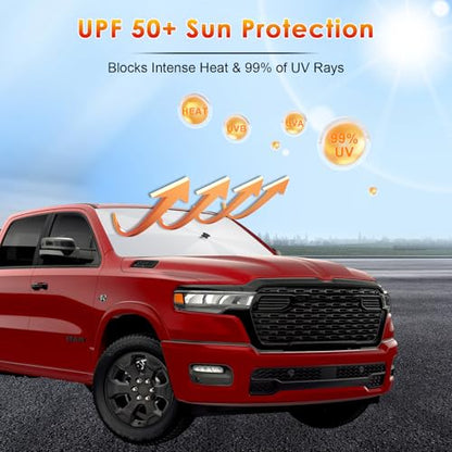 Windshield Sunshade Umbrella for 2019 (for 2019-2026 Dodge Ram)