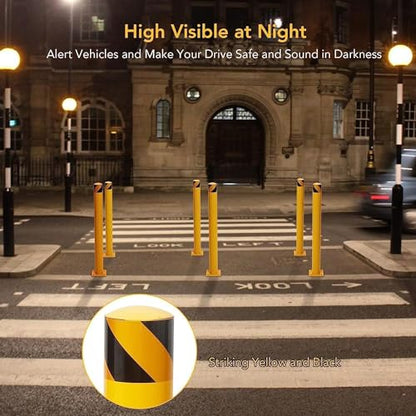 6Pcs Heavy Duty Safety Bollards (48 inch)