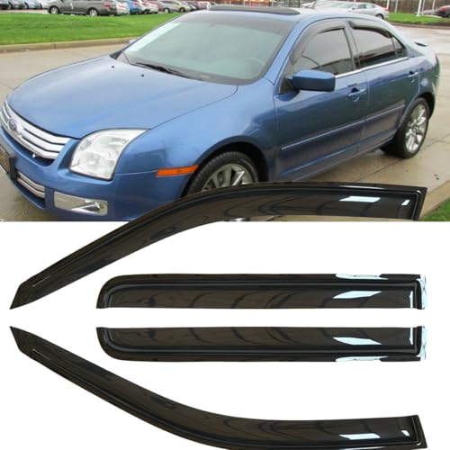 4pcs Original Window Visors for 06 Lincoln Zephyr 94550 (for 2006-2012 Fusion)