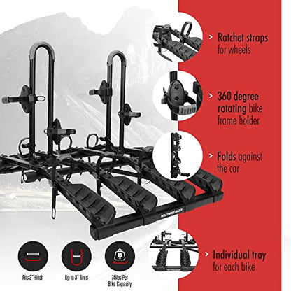 Destination 4 Hitch Bike Rack (4 Bikes)