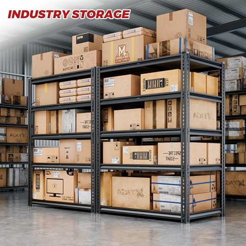 Garage Shelving Unit 35.6" W x 16" D x 72" H (72" H x 35.6" W x 16"D)