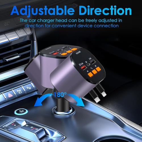 Retractable Car Charger (Purplr)