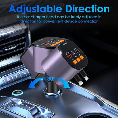 Retractable Car Charger (Purplr)