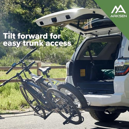 Hitch Bike Rack for 2 Bikes (Black)