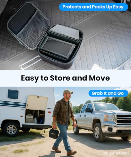 Wireless Backup Camera Solar Magnetic (5" Single Cam)