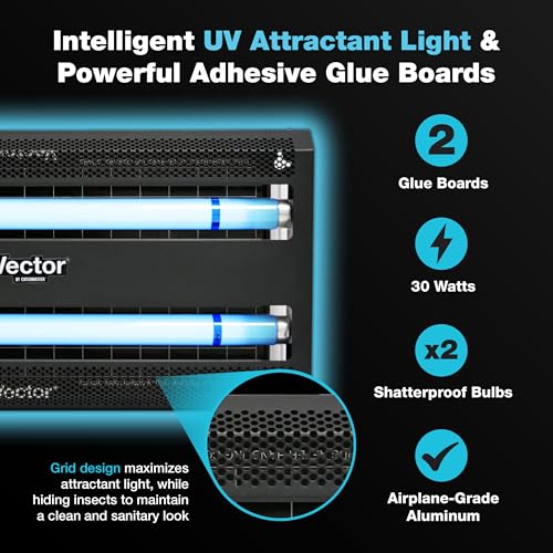 Vector 30 Black Commercial UV Fly Light Trap (30W Black)