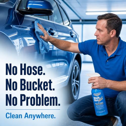 Wash Wax ALL Waterless Car Wash RV Boat Spray Detailer (128 Fl Oz (Pack of 1))