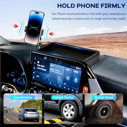 Car Phone Holder Fit for Toyota Highlander 2020 (For Toyota Highlander 2020-2025 8inch)
