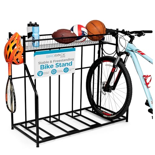Bike Rack Garage Storage Floor Stand (4 Bike Rack)