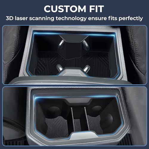 Center Console Cup Holder Inserts for Toyota Tacoma 2026 2025 2024 (Cup Holder for 2024-2026 Tacoma)