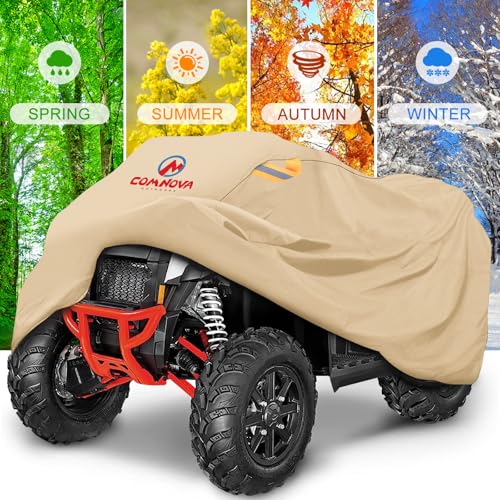 Comnova ATV Cover for 4 Wheelers (Beige / 101 Inch)