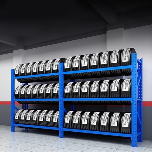 Adjustable Height Tire Storage Rack for Garage (78.7x23.6x78.7in)