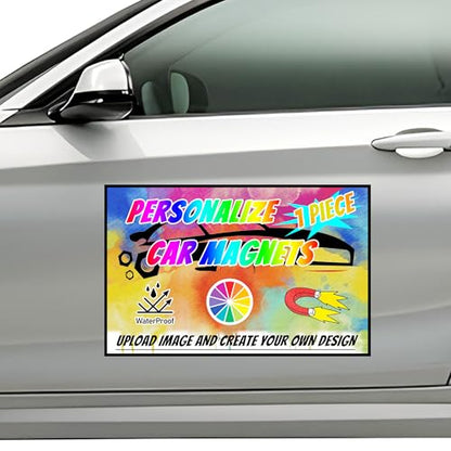 Custom Magnet Car Stickers (45x15cm/17.7x6in)