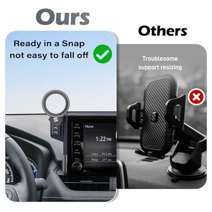 Car Phone Holder for 2019 (fit for 2019-2025 Toyota RAV4 (7/8 Inch Screen))