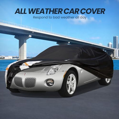 Multi Layer Car Cover Custom Fit for Pontiac Solstice (Custom fit Pontiac Solstice / Coupe car cover)