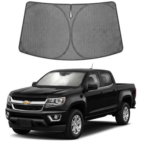 Custom Fit Car Windshield Sun Shade for 2023 (2023-2026 Chevrolet Colorado Pickup Truck)