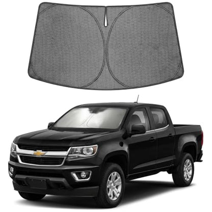 Custom Fit Car Windshield Sun Shade for 2023 (2023-2026 Chevrolet Colorado Pickup Truck)