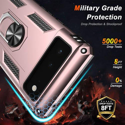 for Google Pixel 6A Case with Screen Protector (Rose Gold / Google Pixel 6A)