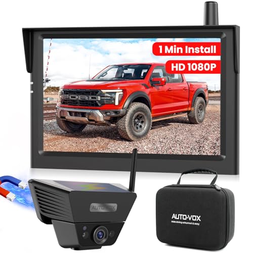 Wireless Backup Camera Solar Magnetic (5" Single Cam)