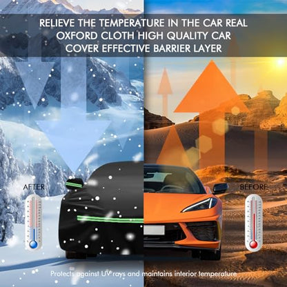 Car Cover for 2020 (for 210D 2020-2023 Corvette C8)