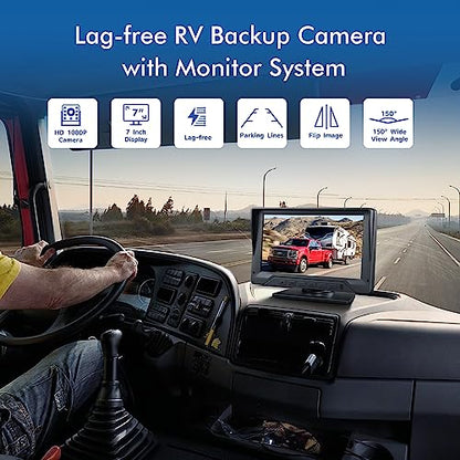 Dual RV Backup Camera System (2 Cameras)