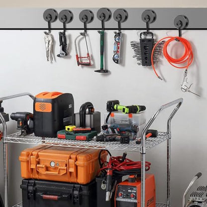 Magnetic Hooks (Black / 1.26in)