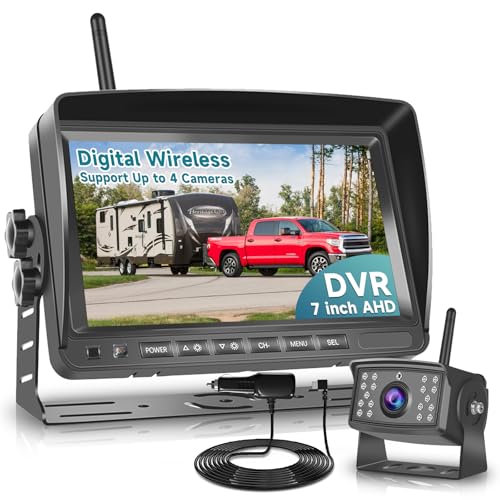 RV Wireless Backup Camera (1 Cam with Loop Recording)