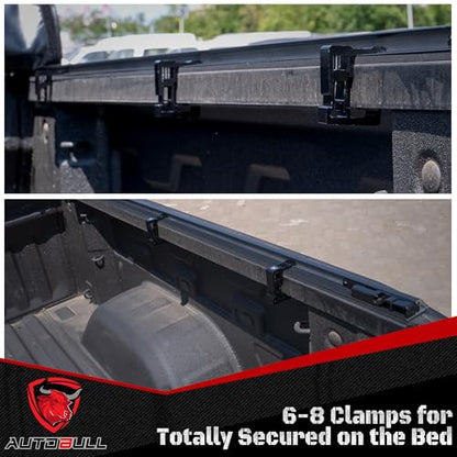 Soft Roll up tonneau Cover Compatible with 2022 (6’7“ / 2022-2026 Soft Rolling)
