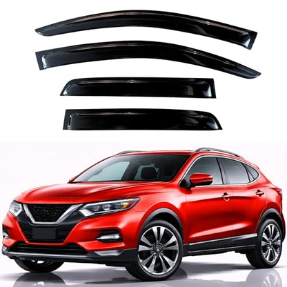 Rain Guards Fit for 2017 (2017-2022 Rogue Sport & 2017-2021 Nissan Qashqai)