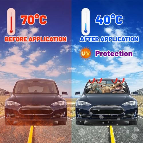 Funny Dinosaur Car Windshield Sun Shade Umbrella Automotive Windshield Sunshade Foldable Front Car Accessories Interior Decor to Keep Vehicle Cool for Most Vehicles 57'' X 30'' (57'' X 30'' / style-AB32)